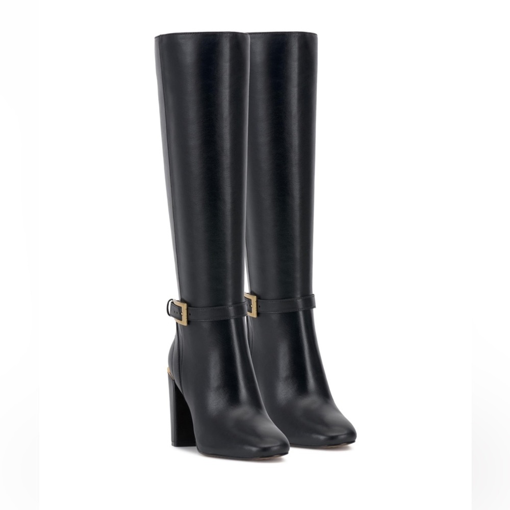 VINCE CAMUTO Women's Joanel 2 Knee High Boot Black NWT NIB Size 7 - Picture 7 of 15